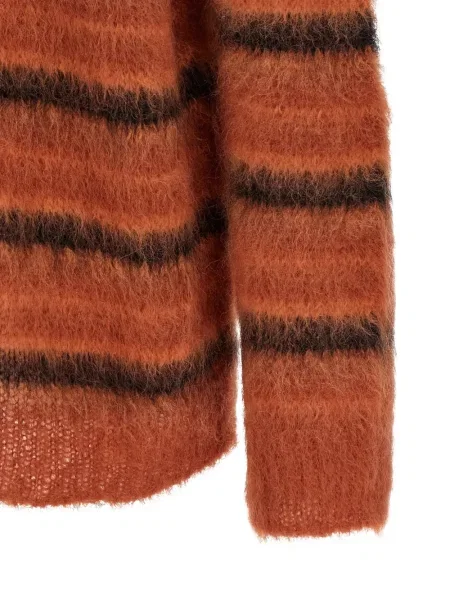 Cardigan Marni cu dungi portocaliu