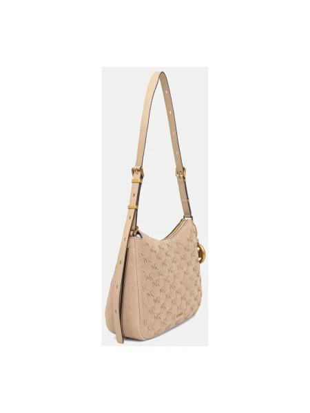 MICHAEL Michael Kors torebka crossbody skórzana Nolita beżowa