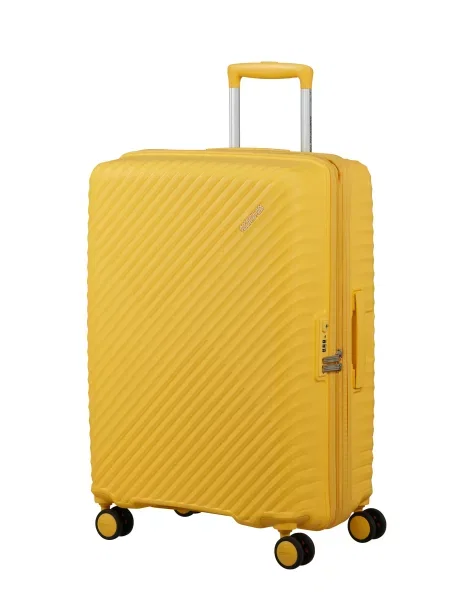 Чемодан American Tourister желтый