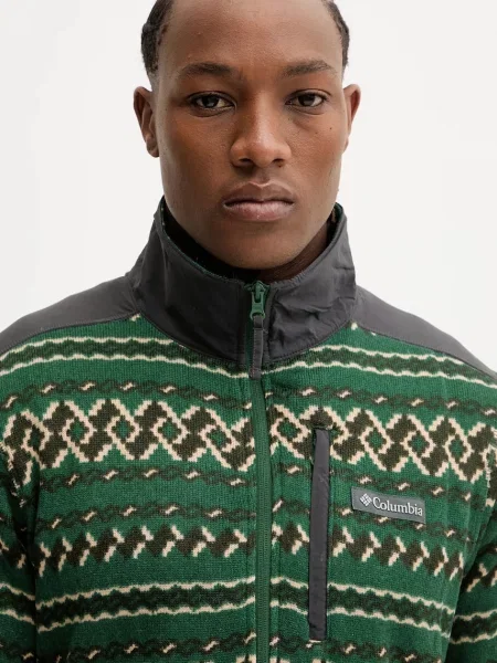 Кофта outdoor Columbia Sweater Weather візерунок зелений