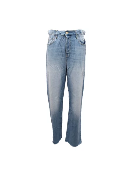 Jeansy straight leg Cycle niebieskie