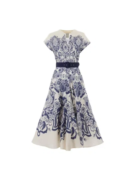 Sukienka midi Sara Roka beżowa