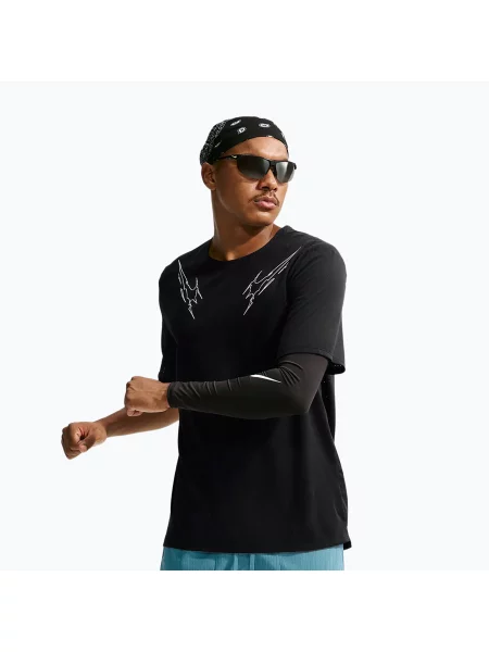 Tricou de alergare pentru bărbați Nike AeroSwift Dri-Fit ADV black negru