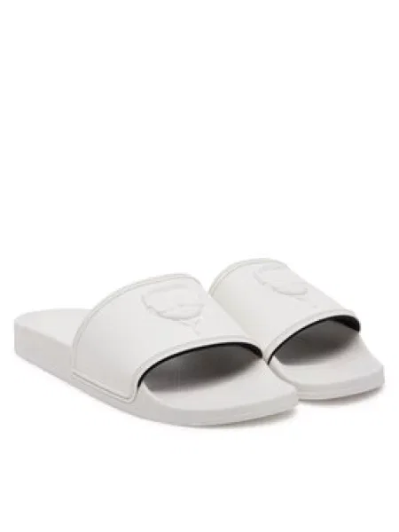 Pantofle Karl Lagerfeld bílé