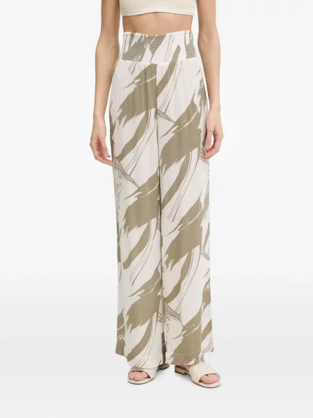 Pantaloni Dkny cu imagine cu imprimeu abstract