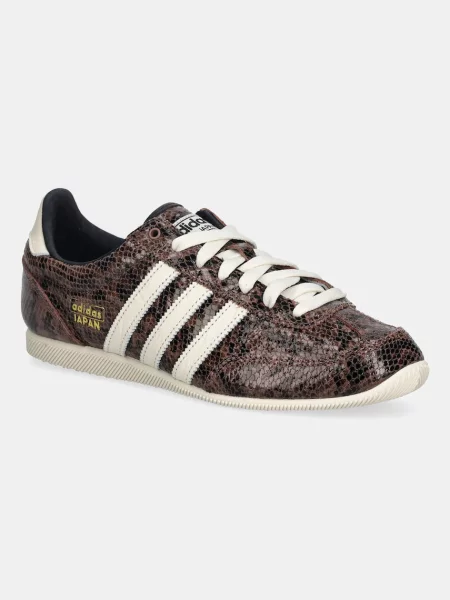 Δερμάτινα αθλητικά παπούτσια adidas Originals Japan W καφέ