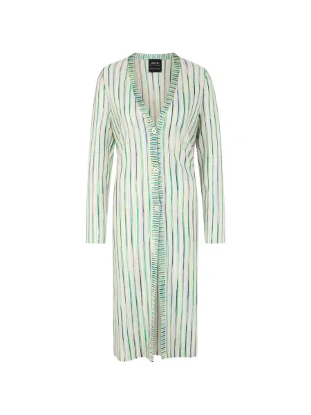 Pruhovaný kardigan Marccain zelený