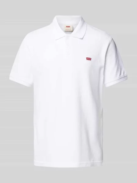 Koszulka polo Levi's z krótkim rękawem biała