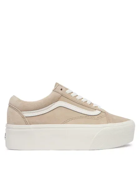 Teniși Vans Old Skool Platform bej