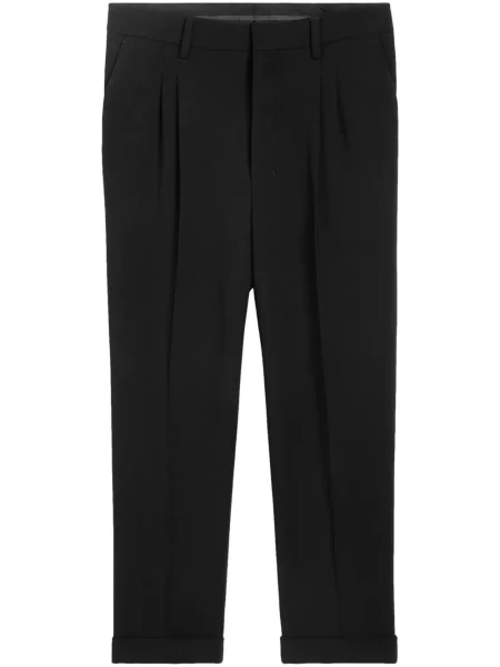 Pantaloni Ami Paris plisate negru