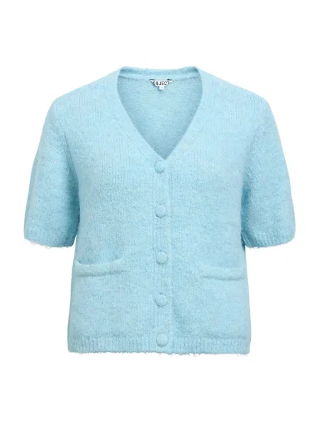 OBJECT Geacă tricotată OBJSaggia deschis albastru