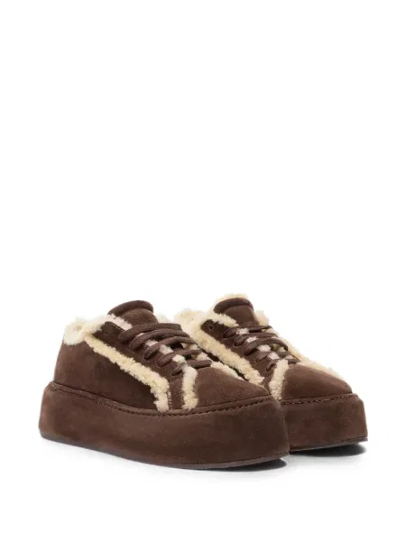 Báránybőr sneaker Casadei barna
