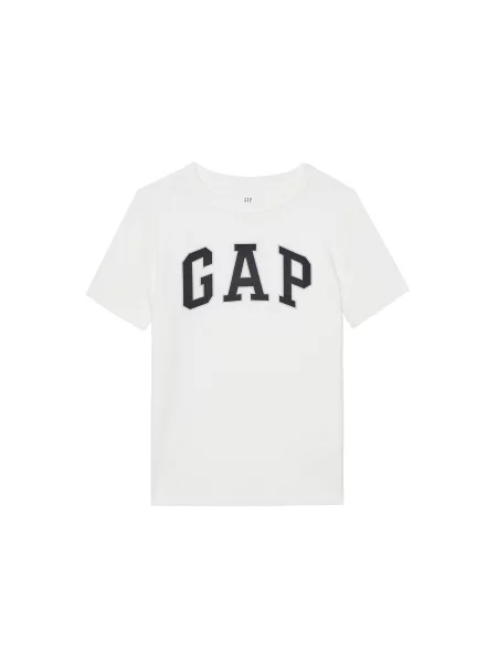 GAP Majica siva / črna / volneno bela