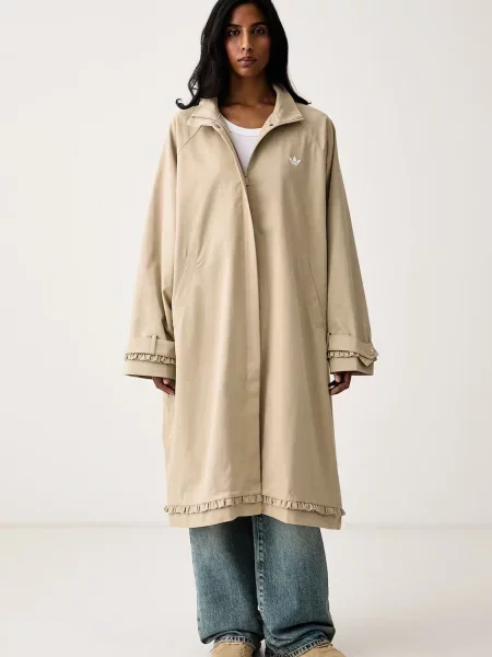 Adidas Originals palton pentru femei cu bej