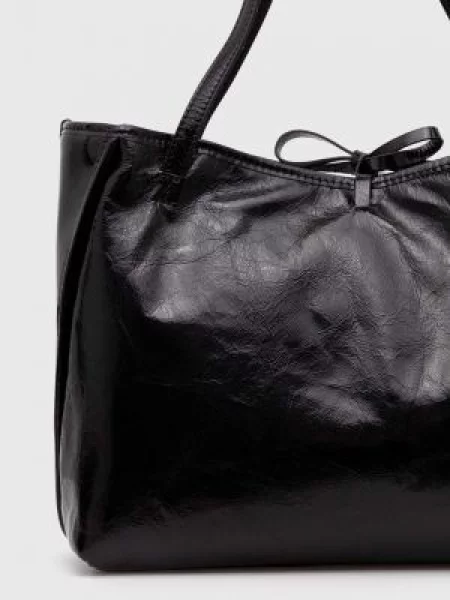 Geantă shopper Gianni Chiarini din piele negru