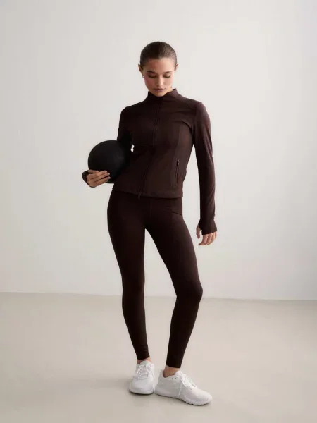 Legginsy Aim'n brązowe