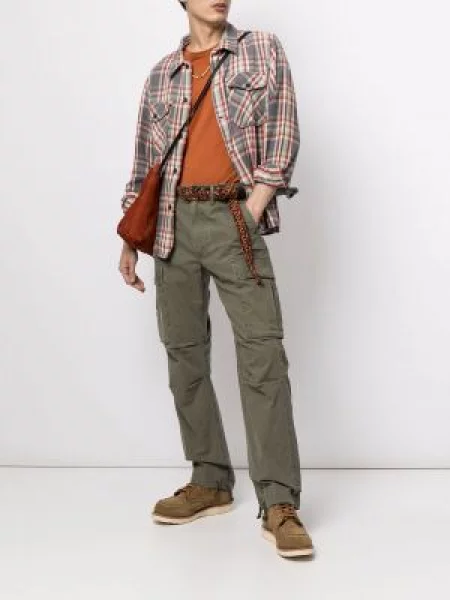 Cargo stiliaus kelnės Ralph Lauren Rrl žalia