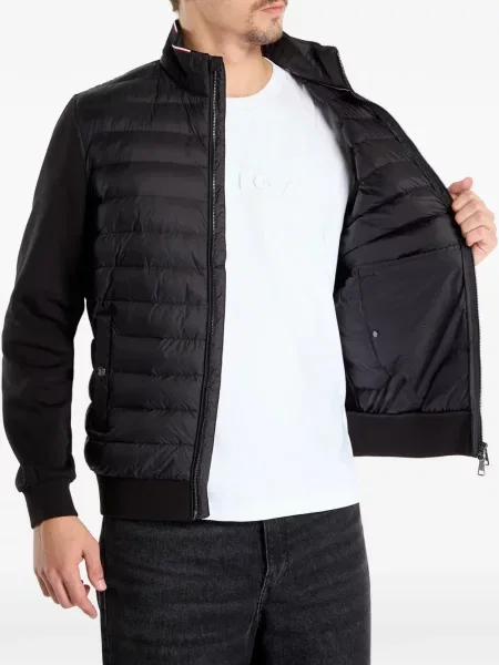 Matlasat geacă Tommy Hilfiger negru