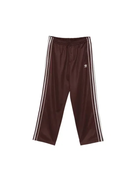 Spodnie dresowe Adidas do biegania brązowe