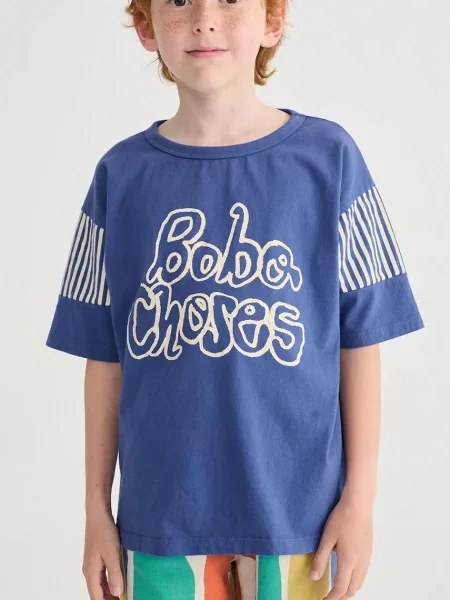 Bobo Choses Дитяча футболка By Hand