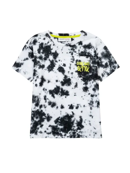 MINOTI Tricou galben / negru alb