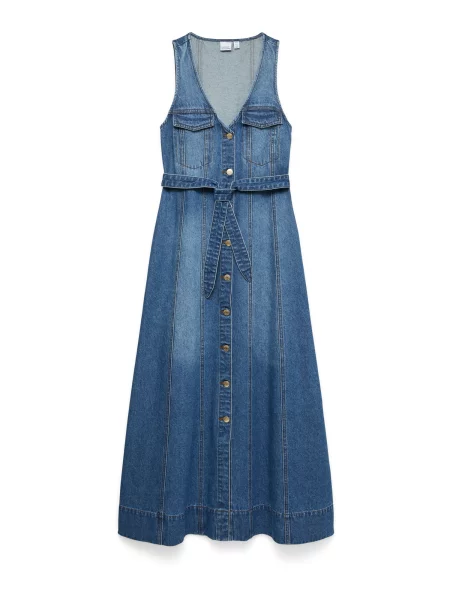VERO MODA Rochie VMMACEY denim albastru
