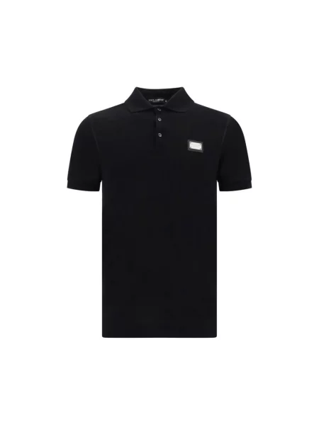 Koszulka polo Dolce And Gabbana czarna