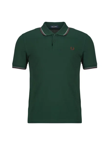 Polo majica Fred Perry s kratkimi rokavi zelena