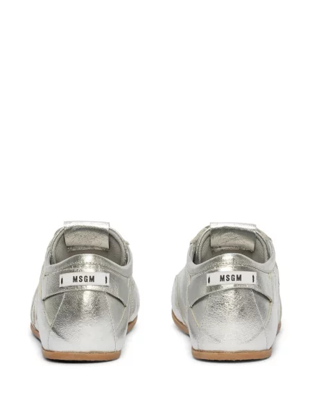 Sneakerși Msgm cu șireturi din dantelă