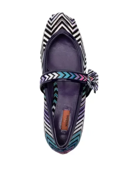 Balerinke Missoni ljubičasta