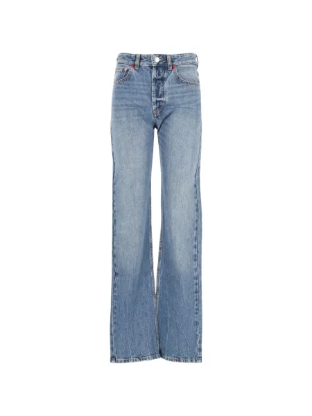 Дънки straight leg Isabel Marant синьо