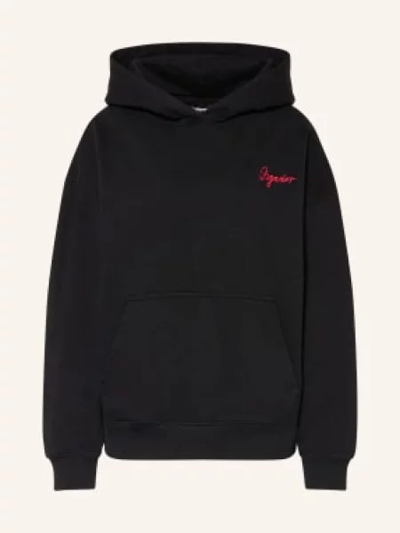 Pegador Bluza Z Kapturem Oversize Piana schwarz czarna