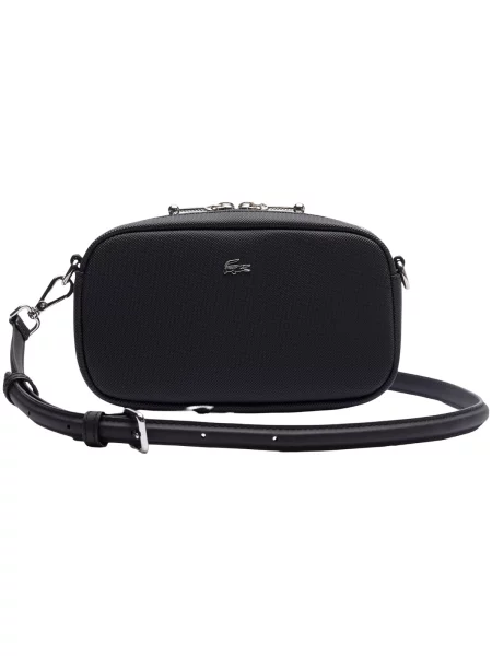 Táska Lacoste Crossover Bag Noir Universal fekete