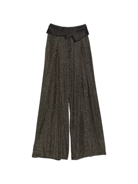 Pantaloni palazzo Rosanna Ocampo negru