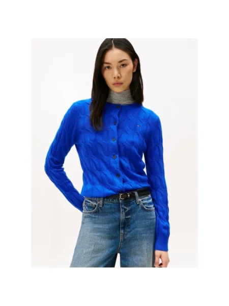 Sweter Tommy Hilfiger niebieski