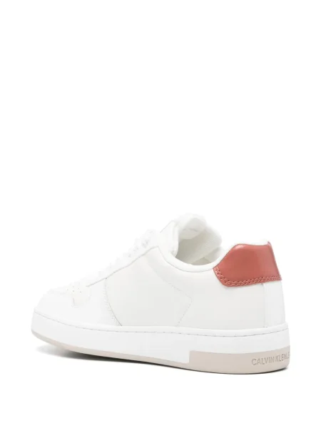 Sneakerși Calvin Klein Jeans alb