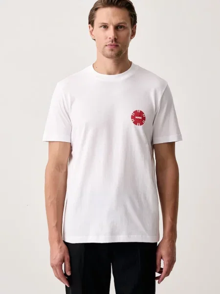 HUGO tricou pentru bărbați din Datril alb