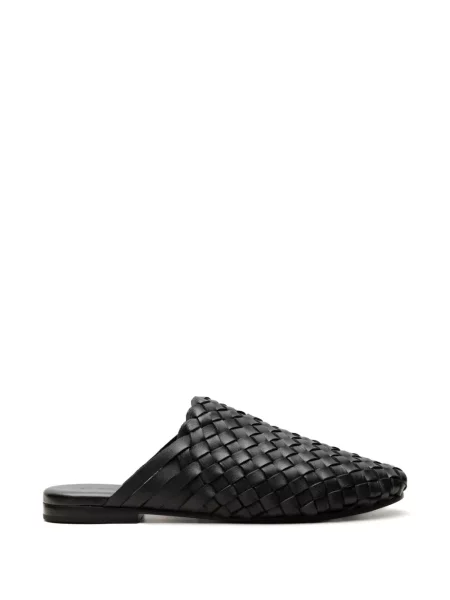 Papuci tip mules St. Agni negru