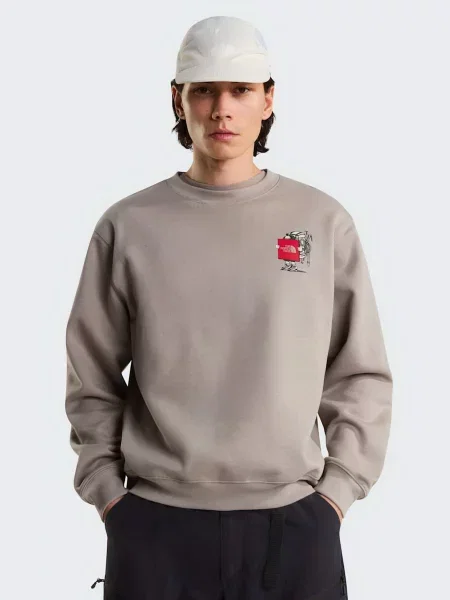 Свитшот The North Face серый