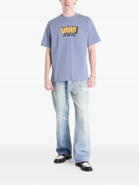 Tricou Vans cu imagine albastru