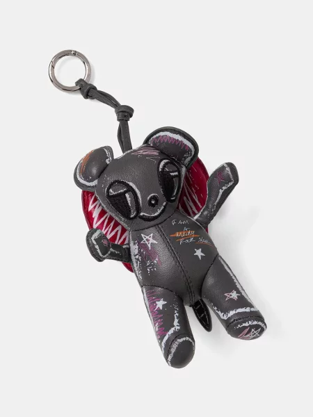 Usnjen obesek za ključe ZADIG&VOLTAIRE siva