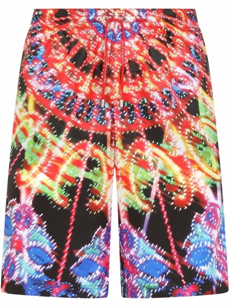 Pantaloni scurți Dolce & Gabbana cu imagine negru
