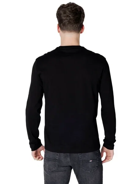 ARMANI EXCHANGE Tricou / alb negru