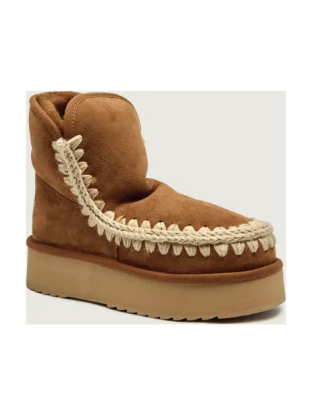 MOU Bocanci Platform boot suede | shearling | zamsz