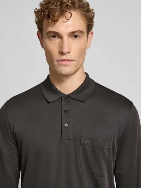 Koszulka polo o kroju regular fit z mieszanki bawełny Ragman