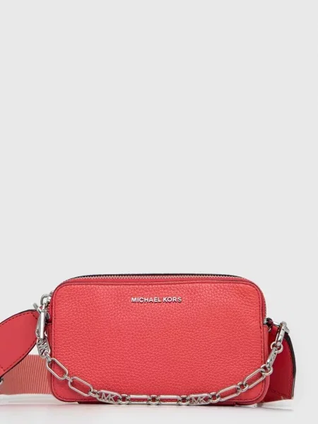 Geanta de piele Michael Michael Kors din piele albastru