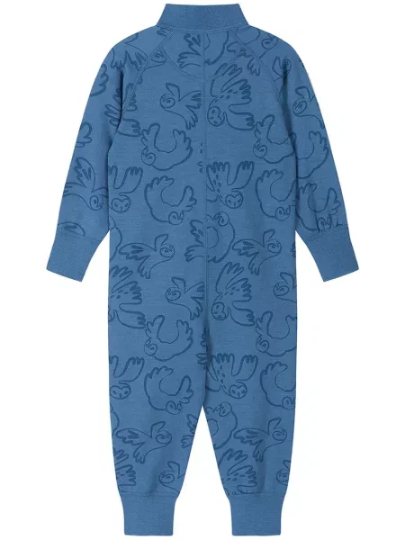 Gyermek overál Reima Parvin Wool blue ocean. Méret: 80 kék