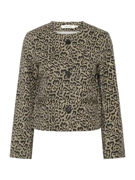 InWear Prechodná bunda NeomaIW kapučíno tmavozelená kaki