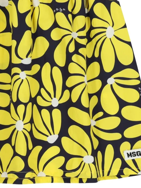 Sukienka dziecięca Msgm żółta