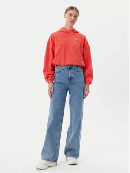 Tommy Jeans Mikina oranžová